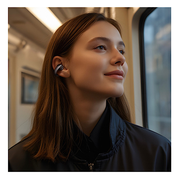 Écouteurs Mcdodo Air 03 HP-8160 – 6h d’autonomie, Bluetooth, IPX4, Conception de type clip ouvert – Image 5