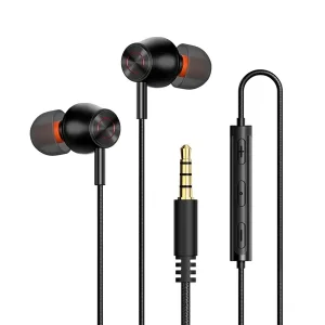 Écouteurs filaires Mcdodo HP-3500 – Connecteur port Jack, Longueur 1.2m, Microphone intégré, Contrôle du volume, Appel et musique