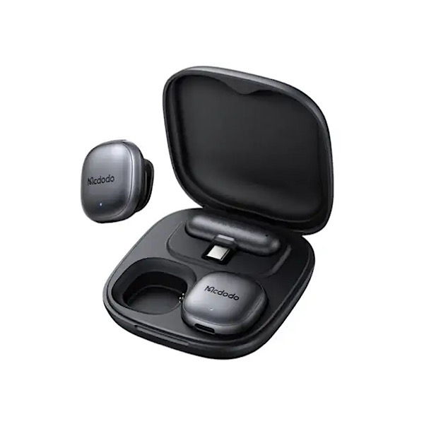 Micro-cravate Mcdodo ClearSync MP-5451 – 2TX et 1RX, 8h d’autonomie, Connecteur type-C, transmission allant jusqu’à 50m