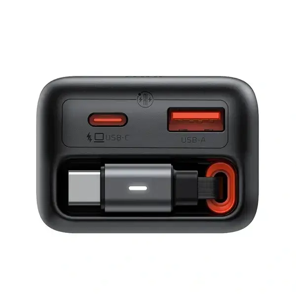 Chargeur Mcdodo FreeGo – 35W – Câble Type-C rétractable 65cm – 1 port Type-c et 1 port USB intégrés – CH-1280 – Image 2