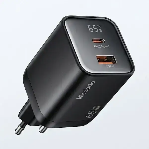 Boitier de charge Mcdodo Cube Power – 65W – 1 port USB et 1 port Type-C intégrés – CH-8590