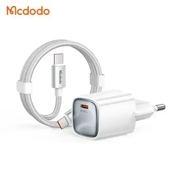 Chargeur Mcdodo Nano 45 Gan Mini – Puissance 45W – Port Type-C et câble Type-C de 240W – CH4432