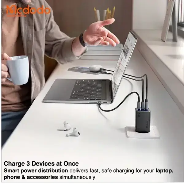 Boitier de charge Mcdodo Gana Mini – 67W – 2 ports Type-C et 1 port USB – CH-0970 – Image 2