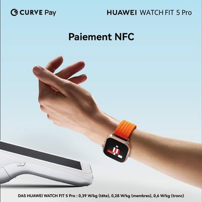 HUAWEI Watch FIT 5 Pro Montre connectée, GPS, ECG, Écran AMOLED de 1,92'' Verre saphir, Grande autonomie, Résistance à l'eau 5 ATM, NFC, Suivi sportif & santé, Fonctionne avec iOS & Android, Orange – Image 7