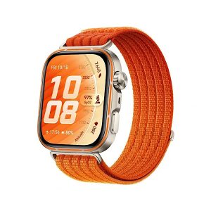 HUAWEI Watch FIT 5 Pro Montre connectée, GPS, ECG, Écran AMOLED de 1,92'' Verre saphir, Grande autonomie, Résistance à l'eau 5 ATM, NFC, Suivi sportif & santé, Fonctionne avec iOS & Android, Orange