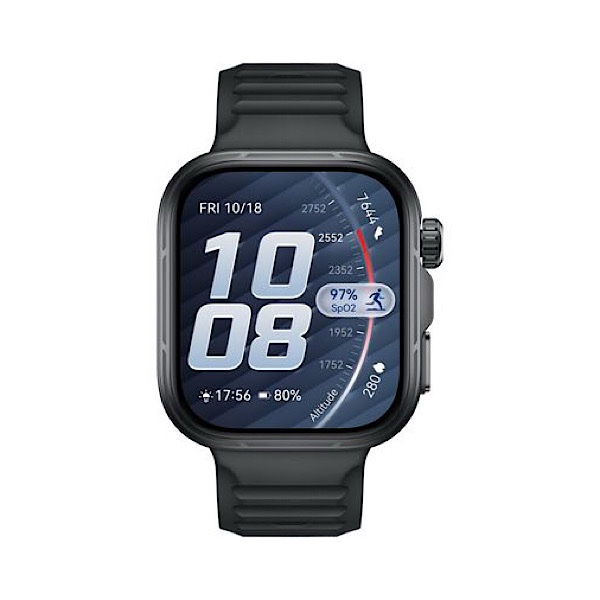 HUAWEI Watch FIT 5 Pro Montre connectée, GPS, ECG, Écran AMOLED de 1,92'' Verre saphir, Grande autonomie, Résistance à l'eau 5 ATM, NFC, Suivi sportif & santé, Fonctionne avec iOS & Android, Noir – Image 2