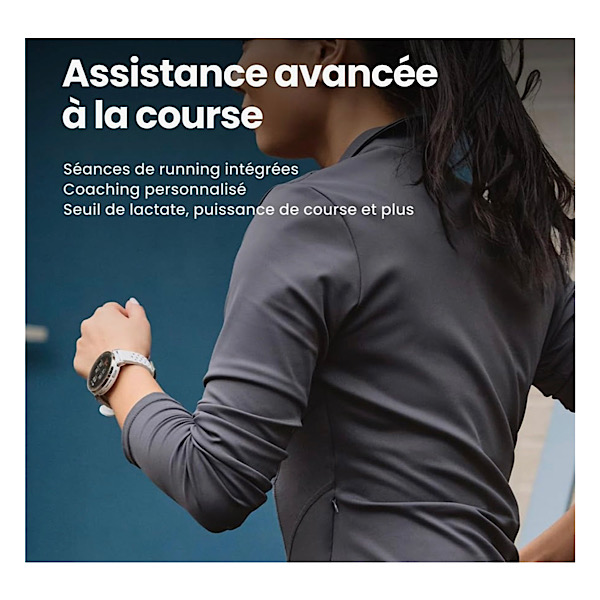 Amazfit Active 3 Premium - Montre Connectée GPS pour Running, Écran AMOLED 1,32" en Saphir, Autonomie 12 Jours, 4 Go, NFC, Cartes Hors Ligne, 170+ Modes Sport, 5 ATM, Smartwatch pour Android & iPhone – Image 5