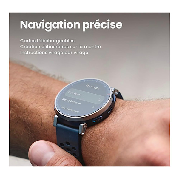 Amazfit Active 3 Premium - Montre Connectée GPS pour Running, Écran AMOLED 1,32" en Saphir, Autonomie 12 Jours, 4 Go, NFC, Cartes Hors Ligne, 170+ Modes Sport, 5 ATM, Smartwatch pour Android & iPhone – Image 6