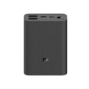 PowerBank Xiaomi Bank 3 Ultra Compact 10000mAh, Charge Rapide 24W– 2 ports USB – 1 port Type C – 1 port micro USB