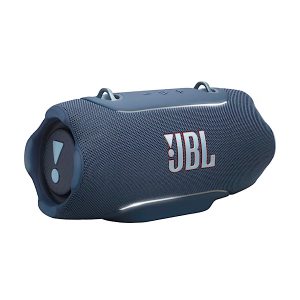 JBL Xtreme 5, Enceinte Portable Étanche, Auracast, AI Sound Boost, Bluetooth 6.0, Protection IP68, 28 Heures d’Autonomie, Éclairage Ambiant, Sangle d’Épaule Incluse - Bleu