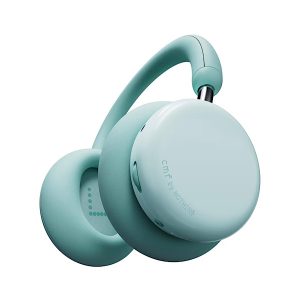 CMF Headphone Pro - Casque Bluetooth Over-Ear, ANC Hybride, Jusqu'à 100 h Charge rapide : 5 min pour jusqu'à 8 h, Hi-Res avec LDAC, Audio Spatial, double connexion et coussinets interchangeables - Vert
