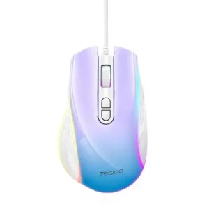 Souris Gaming Filaire RGB 7200 DPI, 8 Boutons Programmables, Capteur Optique USB – YESIDO KB5