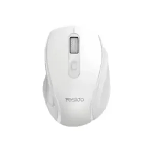 Souris sans fil Ergonomique Yesido, Blanc – 2.4 GHz, 4 niveaux DPI réglables, 6 boutons, Faible bruit – Yesido KB45