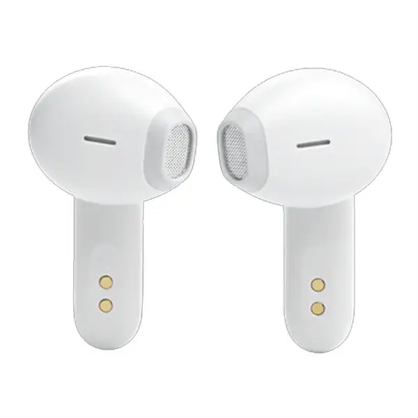 JBL Wave 300 TWS True-Wireless Ecouteurs Bluetooth – Ecouteurs sans fil avec microphone intégré – Jusqu'à 26 heures de musique – Etui de chargement inclus – Blanc – Image 2