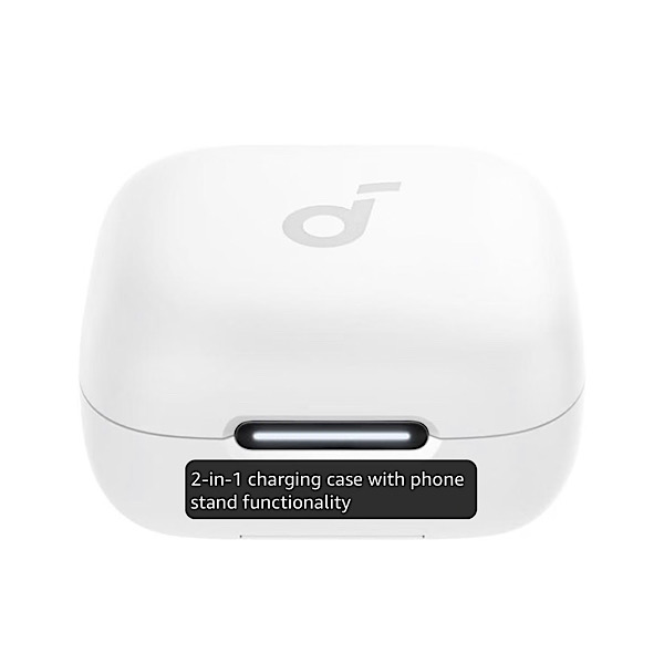 Soundcore R50i NC by Anker - Ecouteurs Bluetooth sans fil, 45h d’autonomie, Réduction de bruit active hybride adaptative, IP54, Commandes tactiles, Blanc – Image 2