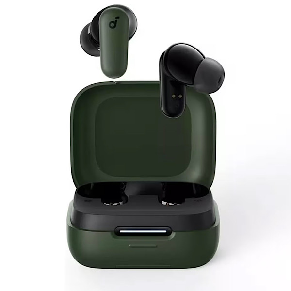 Soundcore R50i NC by Anker - Ecouteurs Bluetooth sans fil, 45h d’autonomie, Réduction de bruit active hybride adaptative, IP54, Commandes tactiles, Vert – Image 2