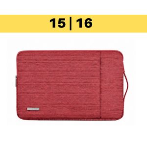 Housse PC Imperméable - Pochette Pour Ordinateur Portable et Mac  de 15" & 16" pouces - ROUGE