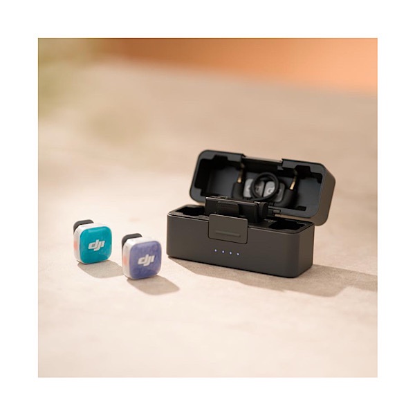 DJI Mic Mini 2S - deux émetteurs, récepteur et boîtier de charge (2TX + 1RX avec Boîtier) – Micro cravate Sans Fil 32-bit Float, Enregistrement Interne 28 h, IA, Portée 400 m – Image 5