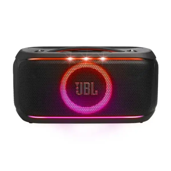 JBL PartyBox On The Go 2 Dual Mic – Enceinte Bluetooth Portable 100W avec 2 Micros Sans Fil, 15h d’Autonomie, IPX4 & Auracast™ – Image 2