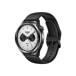 M Xiaomi Watch S4 - Montre connectée, 15Jrs d’autonomie, Écran 1,43″ AMOLED, Bluetooth 5.3, SpO₂, Bracelet noir en silicone