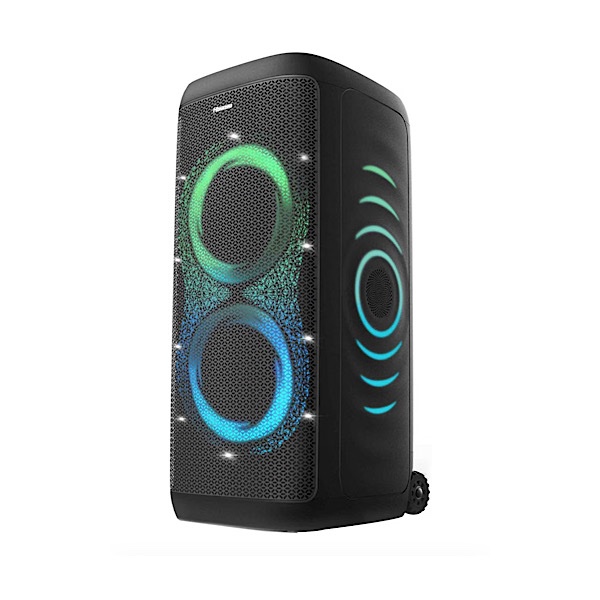 Haut-parleur Hisense PARTY THUNDER 620W, 18h d’autonomie, Spectacle lumineux IA, USB, Bluetooth, Étanchéité IPX4
